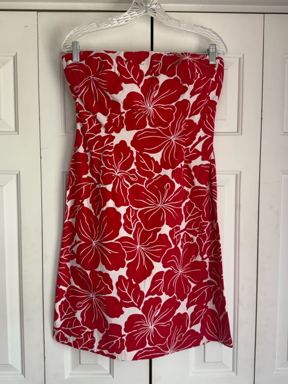 The Limited Women’s Floral Cotton Strapless Casual Knee-Length Dress Size 12